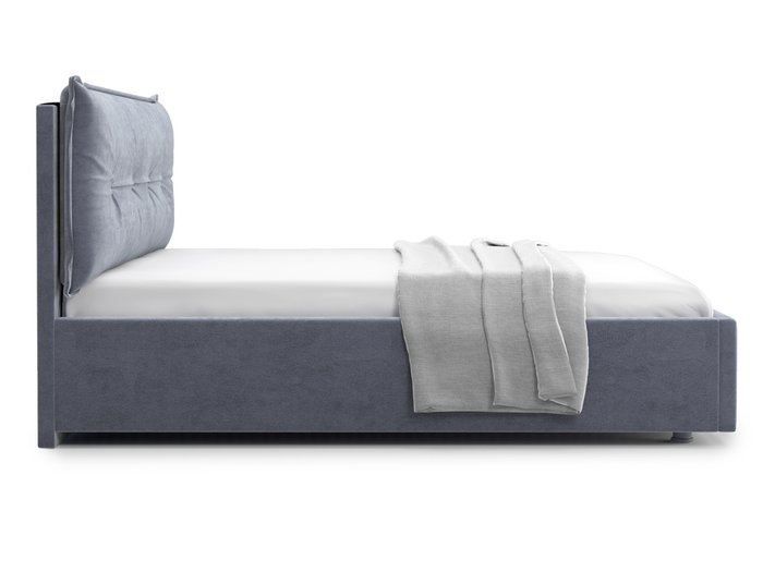 Кровать Cedrino 160х200 темно-серого цвета с подъемным механизмом - лучшие Кровати для спальни в INMYROOM