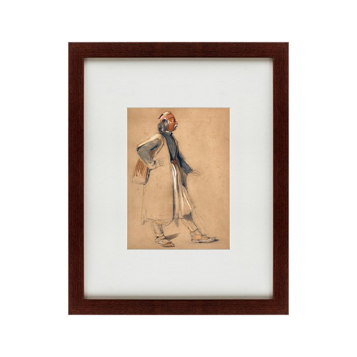 Репродукция картины An Old Suliote 1850 г. - купить Картины по цене 4990.0