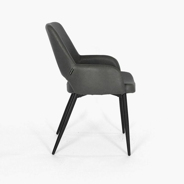 Стул Арона темно-серого цвета  - лучшие Обеденные стулья в INMYROOM