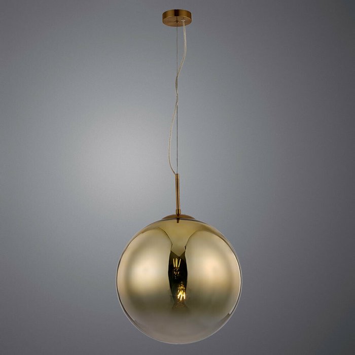Подвесной светильник Jupiter золотого цвета - купить Подвесные светильники по цене 6334.0