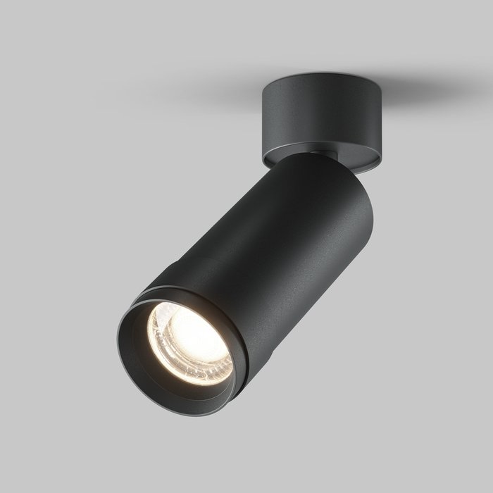 Потолочный светильник Focus Zoom Ceiling & Wall 4000К черного цвета - лучшие Накладные споты в INMYROOM
