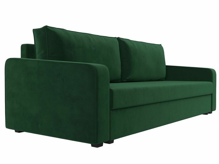 Диван-кровать Лига 009 темно-зеленого цвета - лучшие Прямые диваны в INMYROOM