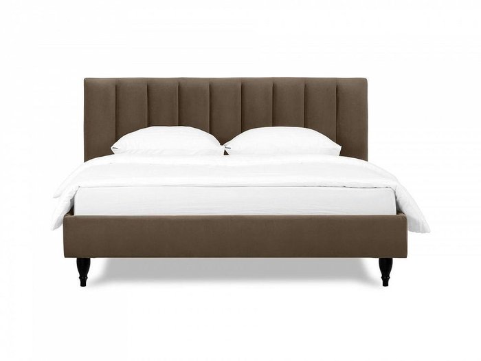 Кровать Queen II Sofia L 160х200 темно-коричневого цвета  - купить Кровати для спальни по цене 63720.0