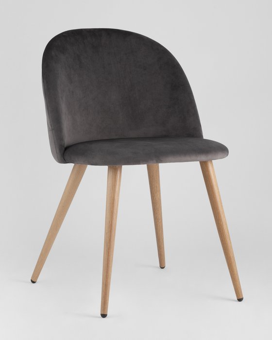 Стул Лион серого цвета - купить Обеденные стулья по цене 35192.0