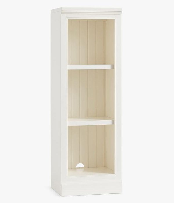 Книжный шкаф низкий Ривьера белого цвета - купить Стеллажи по цене 58500.0