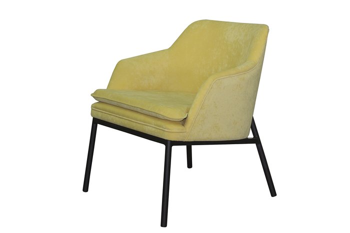 Полукресло Loro желтого цвета - купить Интерьерные кресла по цене 29175.0
