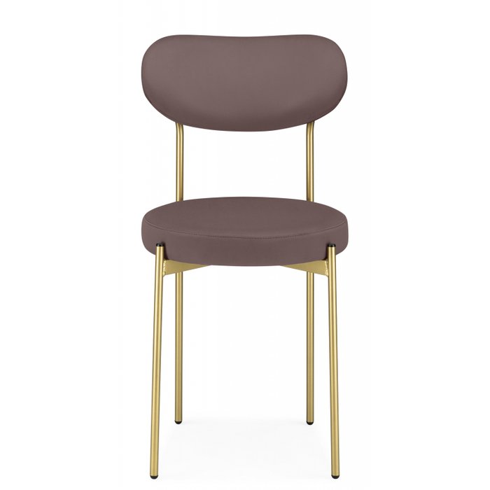 Стул Стиф коричнево-золотого цвета - купить Обеденные стулья по цене 2290.0