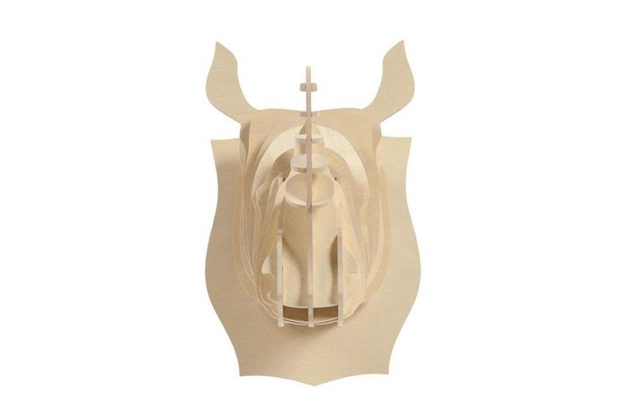 Декоративная голова носорога "Danseur Ivory" - купить Декор стен по цене 11305.0
