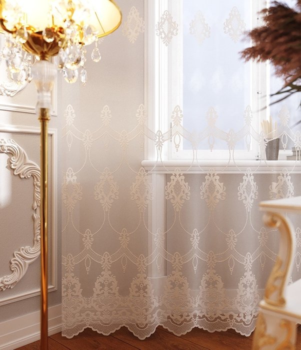 тюль Беатрис 300х260 белый - лучшие Шторы в INMYROOM