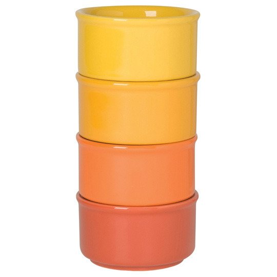 Набор форм для готовки 'Ramekin' (разные цвета) / Orange Набор форм для готовки 'Ramekin' (разные цвета) / Orange