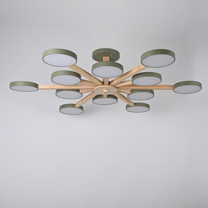 Потолочный светильник TURNA L12 Khaki - купить Потолочные люстры по цене 60690.0