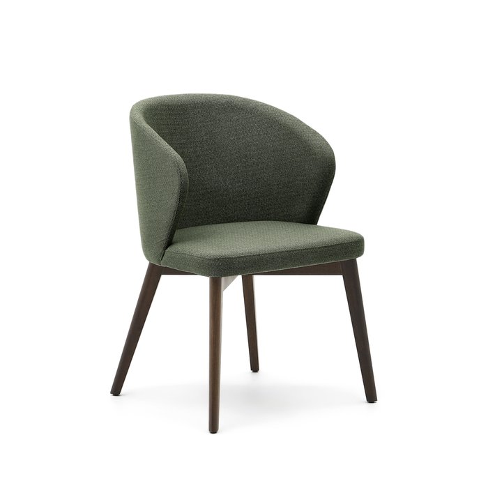 Стул Darice зеленого цвета с коричневыми ножками - купить Обеденные стулья по цене 54990.0