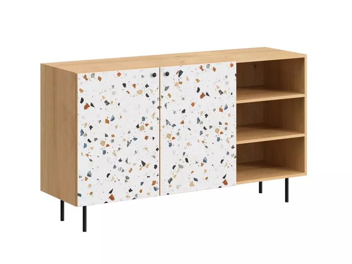 Комод Frida с принтом Marble не металлических ножках  - купить Комоды по цене 41782.0