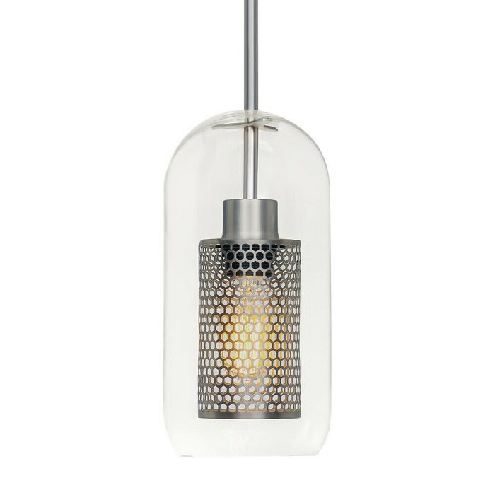 Подвесной светильник Heragon с прозрачным плафоном - купить Подвесные светильники по цене 8430.0
