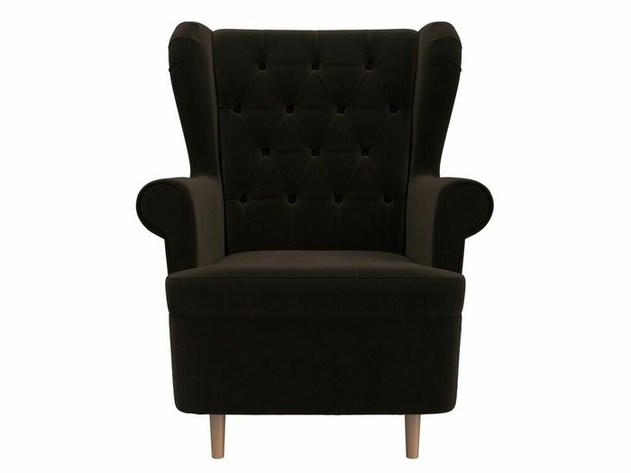 Кресло Торин Люкс темно-коричневого цвета - купить Интерьерные кресла по цене 25999.0