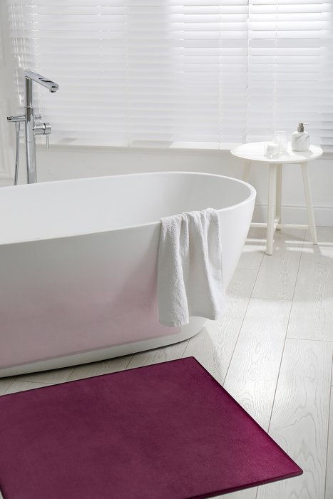 Коврик для ванной Olimp 40х60 темно-розового цвета - лучшие Коврики для ванной в INMYROOM