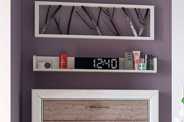 Навесная полка Olivia кремового цвета - лучшие Полки в INMYROOM Навесная полка Olivia кремового цвета - лучшие Полки в INMYROOM