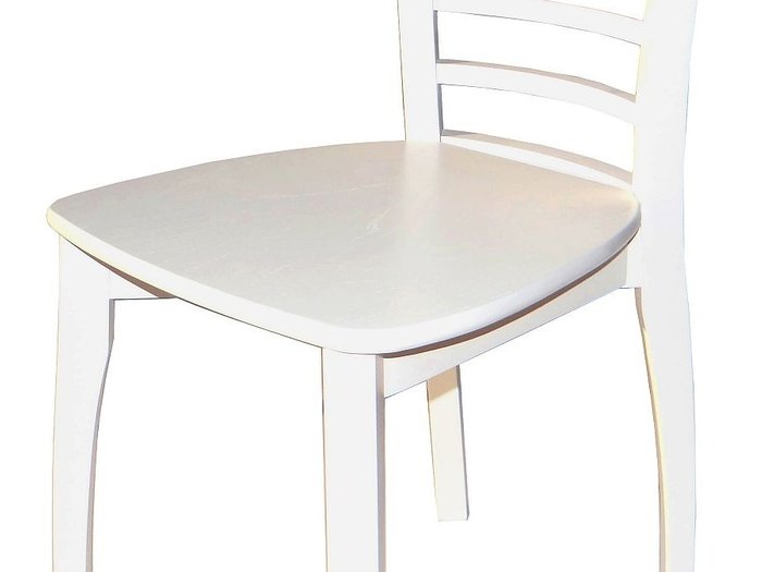 Стул Бурбон белого цвета - лучшие Обеденные стулья в INMYROOM