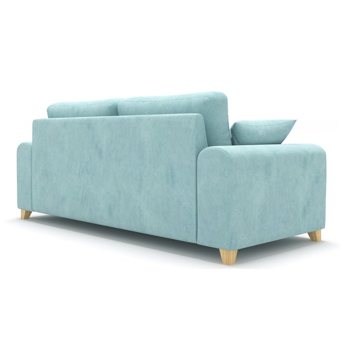 Диван трехместный Vittorio MT голубого цвета - лучшие Прямые диваны в INMYROOM