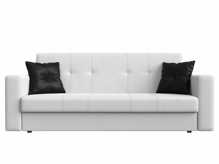 Диван-кровать Лига 016 белого цвета (экокожа) - купить Прямые диваны по цене 23999.0