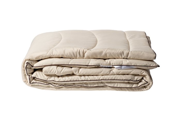 Одеяло Персей 140х205 бежевого цвета - купить Одеяла по цене 5500.0