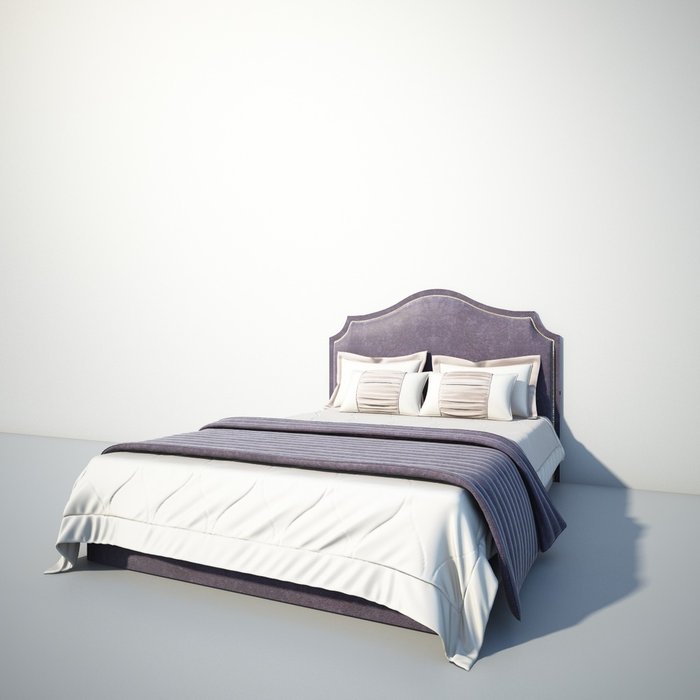 Кровать Violetta 140x200 фиолетового цвета - лучшие Кровати для спальни в INMYROOM