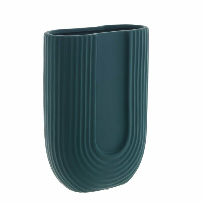 Керамическая ваза синего цвета - купить Вазы  по цене 4005.0