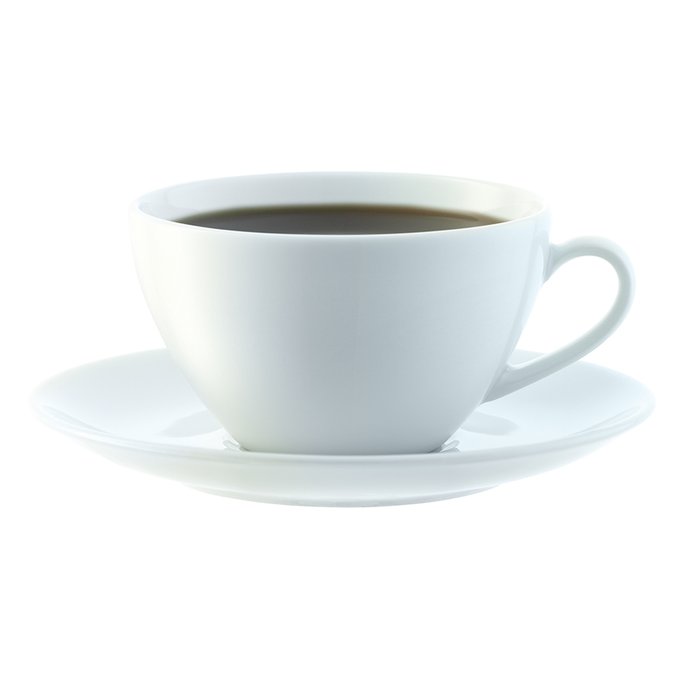Набор из четырех округлых чашек с блюдцем LSA dine  - купить Для чая и кофе по цене 4790.0