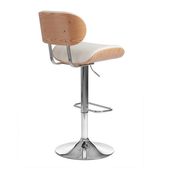 Барный стул Drakar бело-коричневого цвета - лучшие Барные стулья в INMYROOM