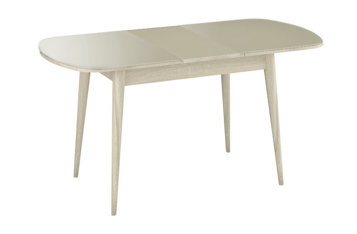 Раздвижной обеденный стол Хоста цвета Дуб сонома - купить Обеденные столы по цене 15991.0