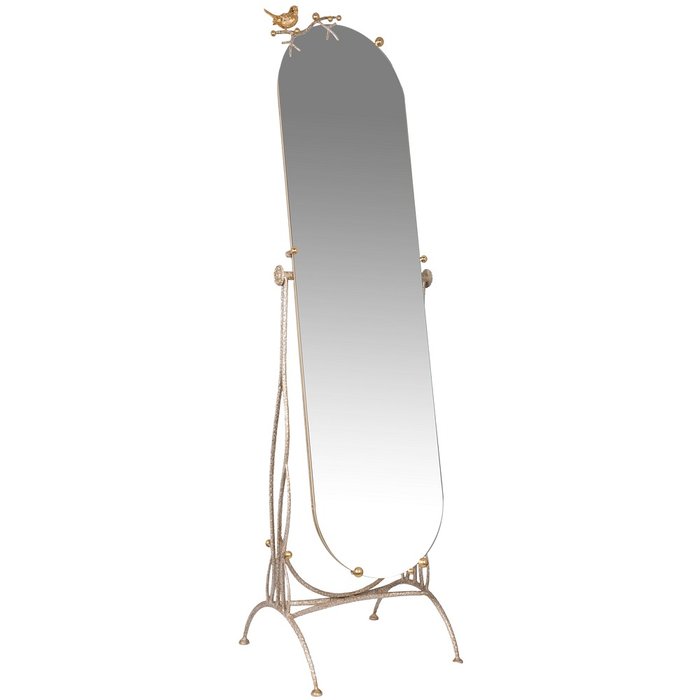 Напольное зеркало Терра золотого цвета - лучшие Напольные зеркала в INMYROOM