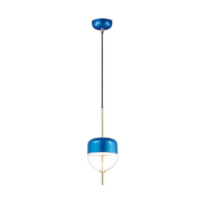 Подвесной светодиодный светильник Pamfa синего цвета