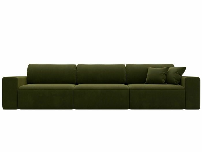Диван-кровать Лига 036 Классик Лонг зеленого цвета - купить Прямые диваны по цене 94999.0