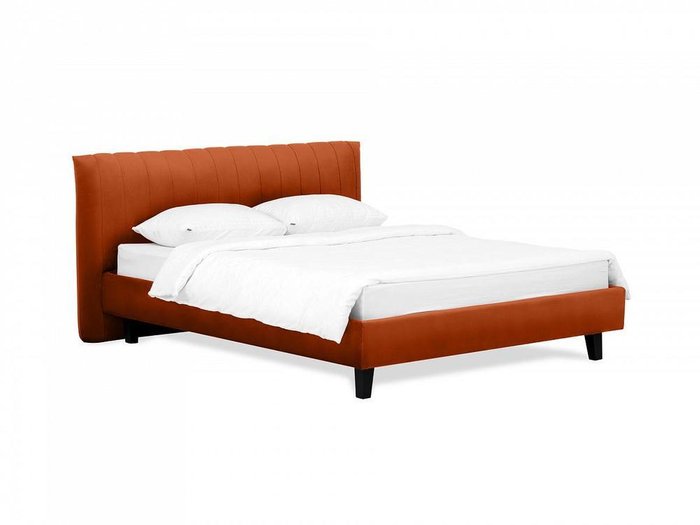 Кровать Queen Anastasia L 160х200 терракотового цвета - купить Кровати для спальни по цене 46580.0