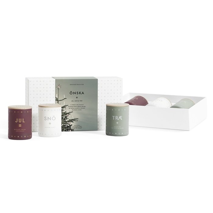 Набор из трех ароматических свечей onska mini - купить Ароматы для дома по цене 4840.0