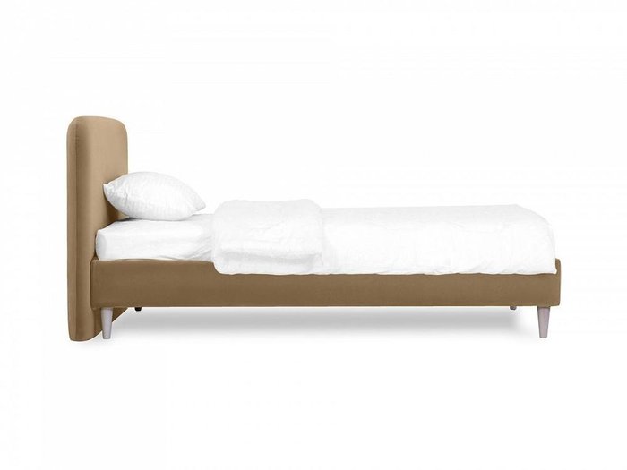 Кровать Prince Philip L 120х200 светло-коричневого цвета  - купить Кровати для спальни по цене 52020.0