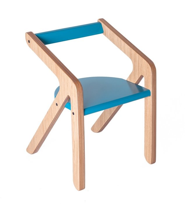 Стул MOONK "Malevich" красный 1.5-5 лет - купить Детские стулья по цене 12050.0