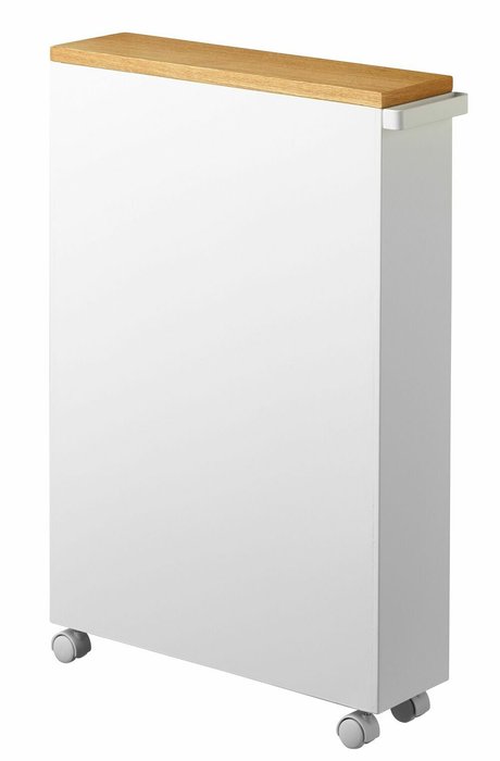 Стеллаж на колесиках Tower белого цвета Стеллаж на колесиках Tower белого цвета