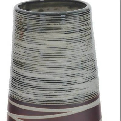 Фарфоровая ваза H26 коричнево-серого цвета - купить Вазы  по цене 2597.0