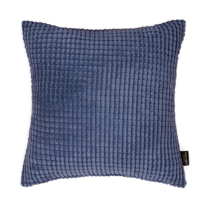 Декоративная подушка Civic Indigo темно-синего цвета