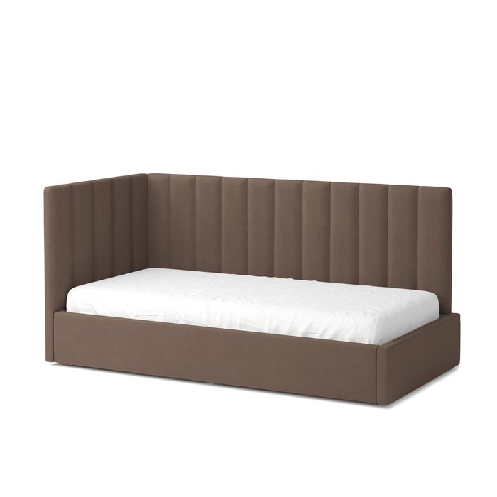 Кровать Меркурий-3 90х190 коричневого цвета с подъемным механизмом - купить Кровати для спальни по цене 29632.0
