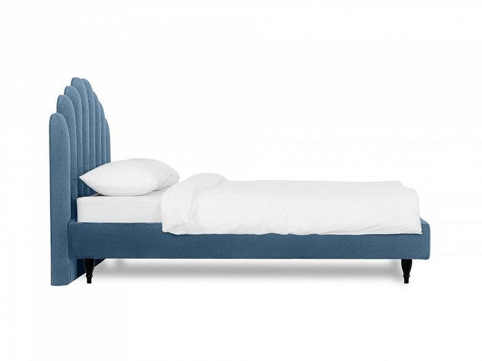 Кровать Queen II Sharlotta L 160х200 синего цвета  - лучшие Кровати для спальни в INMYROOM
