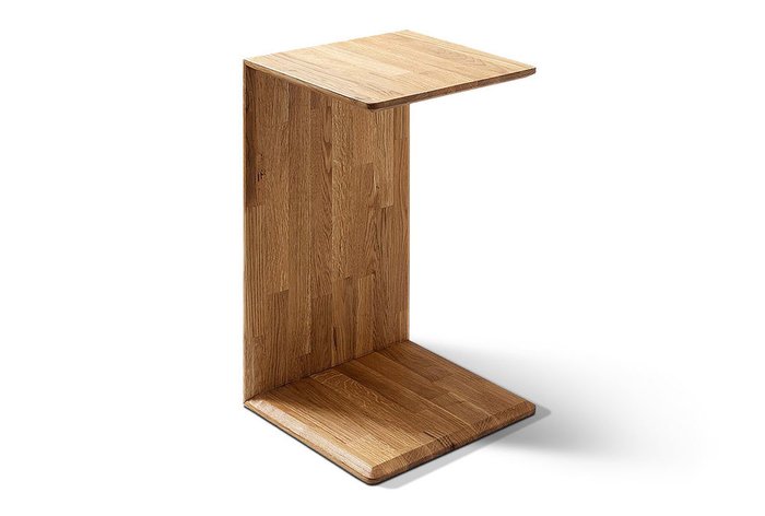 Приставной столик Норд светло-коричневого цвета