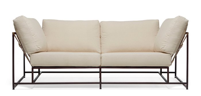 Двухместный диван Комфорт на металлокаркасе  - купить Прямые диваны по цене 105000.0