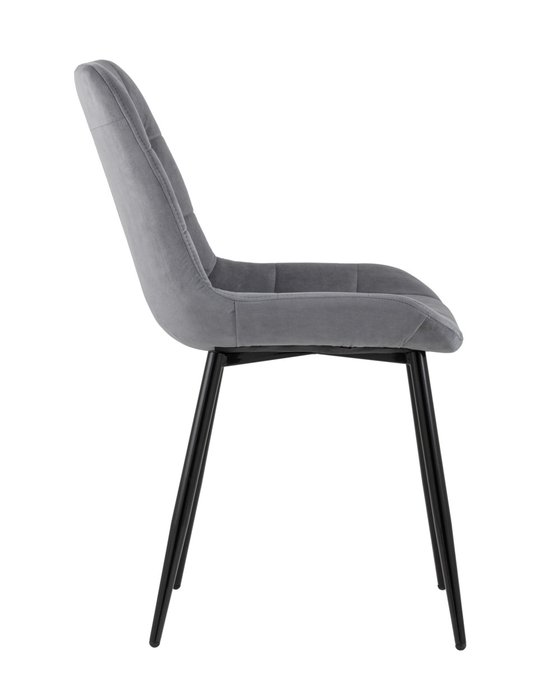 Стул Флекс серого цвета - лучшие Обеденные стулья в INMYROOM