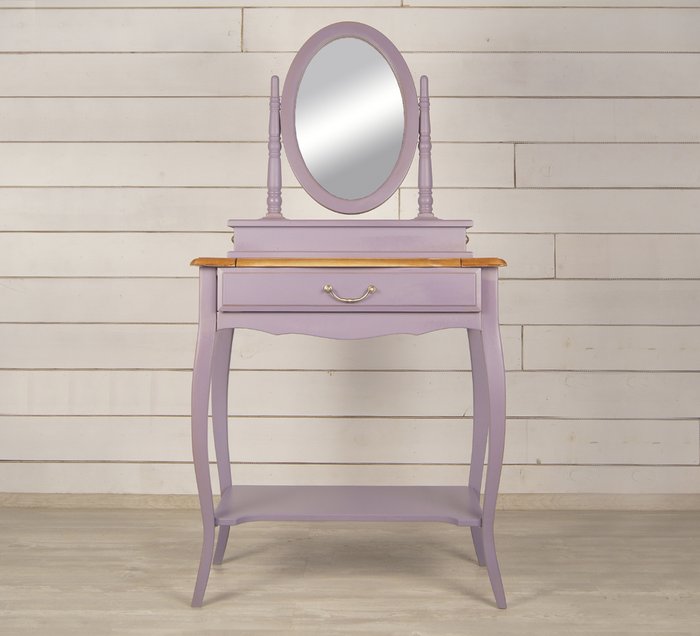Туалетный столик "Leontina lavanda" с зеркалом - купить Туалетные столики по цене 33697.0