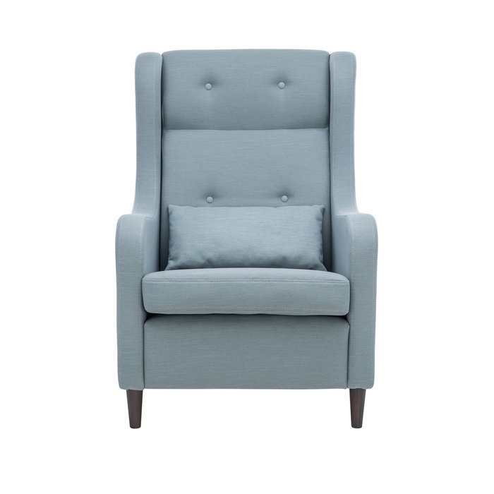 Кресло Галант серо-голубого цвета  - купить Интерьерные кресла по цене 24470.0