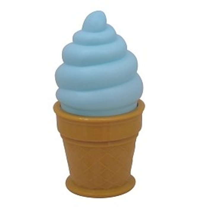 Светильник в виде мороженого A Little Lovely Company, большой, голубой