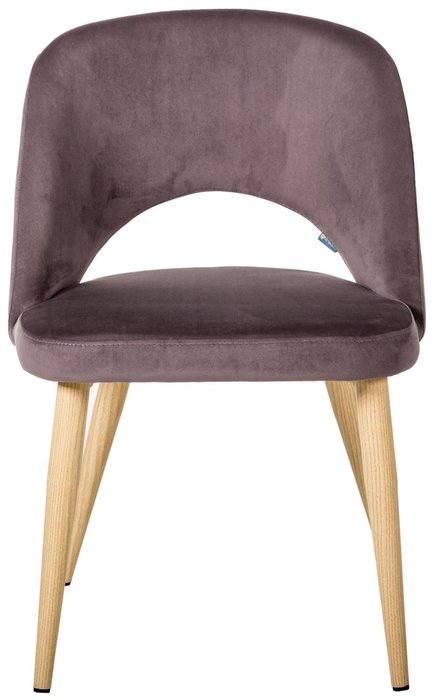 Стул Lars серо-коричневого цвета на бежевых ножках - лучшие Обеденные стулья в INMYROOM