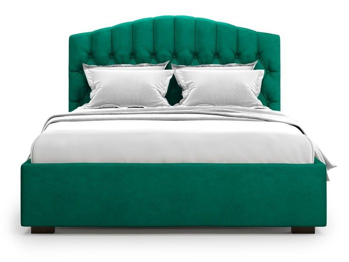 Кровать с подъемным механизмом Lugano 140х200 зеленого цвета